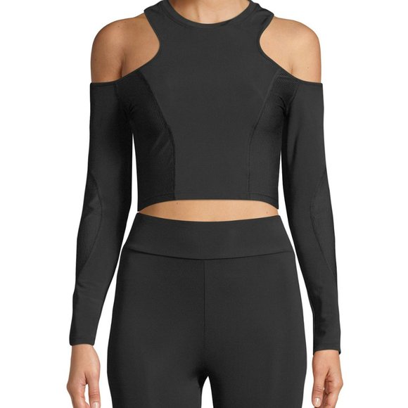 Hana Cold Shoulder Tactical Long Sleeve Top - Picture 4 of 4